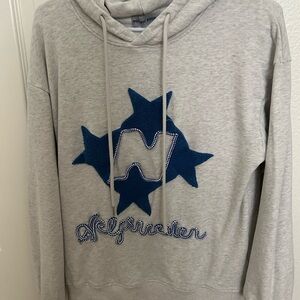 Aelfric Eden Gray and Blue Star Hoodie